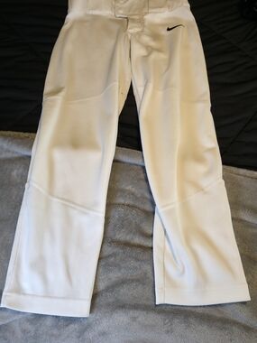 Nike Boy's White Performance Baseball Pants